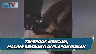 Curi Mesin Pompa Air, Maling Sembunyi di Atap Plafon - BIP 03/09