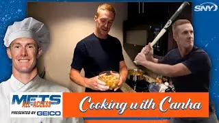 Mark Canha cooks delicious soup, crushes different foods with a baseball bat | Mets All-Access | SNY