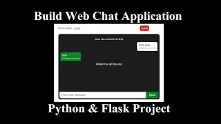 Created a Realtime Web Chat Application using Python, Flask & SocketIO | Python Flask Project
