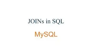 Learn JOINS in SQL