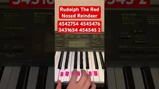 How To Play Rudolph The Red Nosed Reindeer | Easy Piano Tutorial 