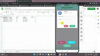 Google Sheets B4x example api v4