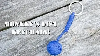 How To make A Monkey Fist Paracord Key Chain