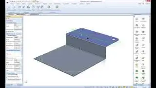 Sheet Metal Sketched Bend in IronCAD