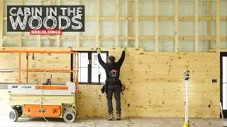 Cabin in the Woods 37: Installing Interior T&G Pine Car Siding