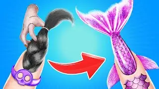 Как стать русалкой! От Уэнсдей Аддамс до популярной русалки!