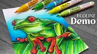 Discover the Basics of Ecoline Brush Pens and Watercolor Markers!