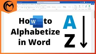 How to Alphabetize in Microsoft Word