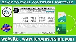 Convert Data Entry Image into Excel Conversion Software| DataEntry Image to Excel converter software
