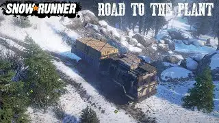 Road To The Plant New Phase 6 Update Building 2 Bridges From Wood Planks Gameplay Snowrunner DLC