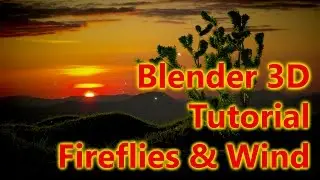 Blender Tutorial - Fireflies, Grass and Turbulence - 1080p version