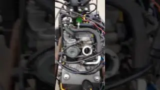 Первый выезд на Башане с мотором от honda bros 400