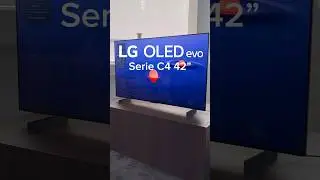 LG TV 2024 | LG OLED evo Serie C4 42" | Showroom Milano