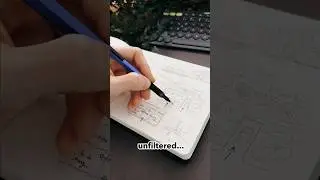 Externalising ideas onto paper without getting bogged down in details 🏡✍🏻 #shorts