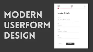 Modern userform design first look | Advanced Excel