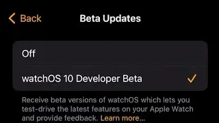 How to Update your Apple Watch to WatchOS 10 Beta Updates