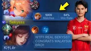 SAVAGE!! I CHANGED MY NAME TO SEKYSS IN PH SERVER AND THIS HAPPEND!😂 (crazy reactions) -MLBB