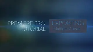 Export Multiple videos using Adobe Media Encoder. Choose h.264, mp4, ProRes, DNxHD, DNxHR formats.