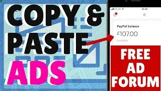 How To Copy And Paste Ads And Make $100+ Daily Using Free Ad Forum [Make Money Online]