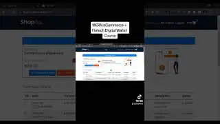 Advanced MERN eCommerce + Fintech Digital Wallet #shorts