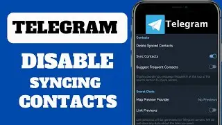 How To Stop Sync Contacts On Telegram