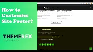 How to Customize the WordPress site Footer with Elementor Page builder (Blabber WP Theme example)