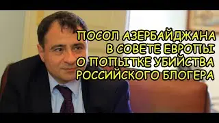 Бывший посол Азербайджана в Совете Европы о причинах покушения на блогера Александра Лапшина