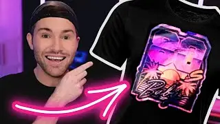 NEW way to SUBLIMATE on 100% Cotton BLACK Shirt! 🤯