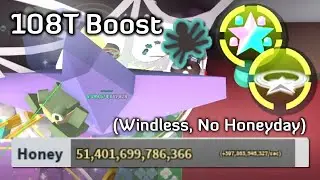 108T Spider Boost (Windless, No Honeyday) - Roblox Bee Swarm Simulator