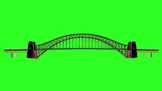 bridge Roadway green screen free stock footage