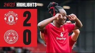 SEVEN WSL Wins In A Row 😍 | Man Utd v Leicester | Highlights