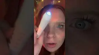 ASMR Pov Crazy Girl Examines Your Face 🔦