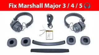 Marshall Major 3, 4, 5 Earpads, Headband, and Battery Replacement Tutorial