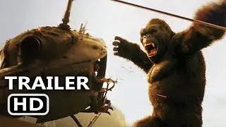 KING KONG 360° VR Trailer (2017) Helicopter Crash Movie Scene HD