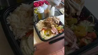 The perfect CHICKEN SHAWARMA PLATE from Duzan in Astoria Queens NYC! 🔥 