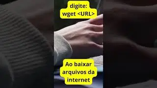 Comando WGET no terminal