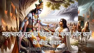 महाभारत के दौरान श्री कृष्ण और कर्ण का संवाद #krishnaandkarnaconversation #mahabharatkrishnaspeech