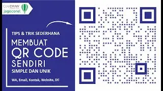 Cara Termudah  Membuat QR Code Barcode Yang Unik di Coreldraw