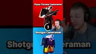 FLAME THROWER CAMERAMAN vs. SHOTGUT CAMERAMAN