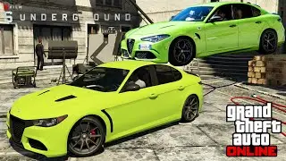 GTA 5 - Movie Build - 6 UNDERGROUND Alfa Romeo Giulia Quadrifoglio - Komoda Customization