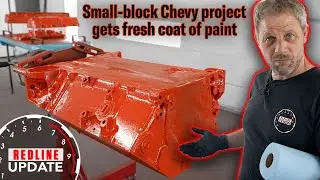 Painting a small-block Chevy engine (plus bonus 1060HP blower SBC footage!)