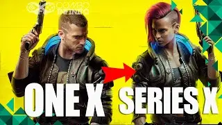 CYBERPUNK 2077 RODANDO NO XBOX ONE X E XBOX SERIES X - VEJA AS DIFERENÇAS!