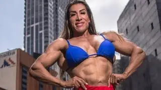 FBB IFBB PRO GABY VEGA FEMALE BODYBUILDING 2023 GIRLS WITH MUSCLES FLEXING LIFT CARRY