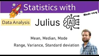 Data analysis made easy using AI. AI tool for statistics. Best tool. Julius AI