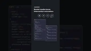 Social media icons animation with HTML CSS | CSS3