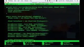 Java15: Working with BorderLayout and FlowLayout