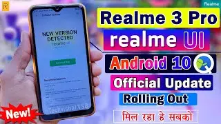 Realme 3 Pro Official Realme UI OTA Update With Android 10 Rolling Out |TOP New Features | Realme UI