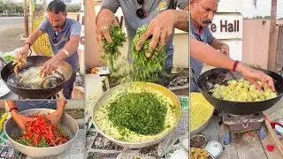 Hardworking Uncle Making Pakode & Mirchi Bhaji 👌🏻 DELICIOUS FOOD - MOUTH WATERING FOOD