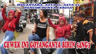 sepanjang jalan cewek Jilbab Merah  ini G0y4ng Bikin Tegang 