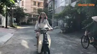 ⚡️ Code 119 ▪️ Girl Honda Cub 50 | Kickstart | Ridding | Revv